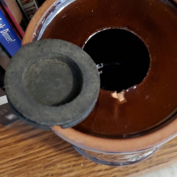 Vintage Money Coin Bank Ceramic Pottery BOHO Savings Decor Primitive Farmhouse - Picture 14 of 16